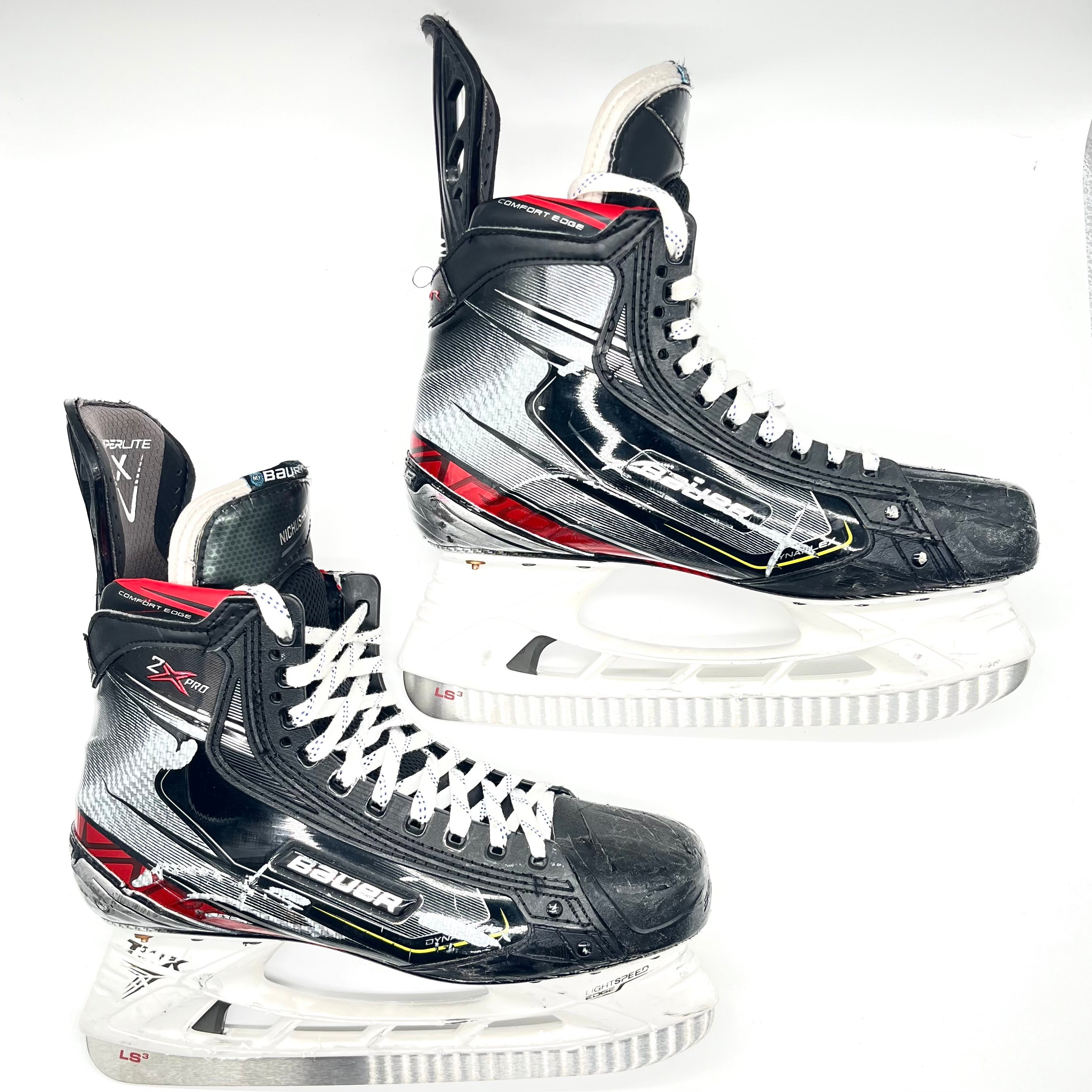Bauer Vapor 2X Pro – Patins de hockey d'occasion NHL Pro Stock – Valeri Nichunskin